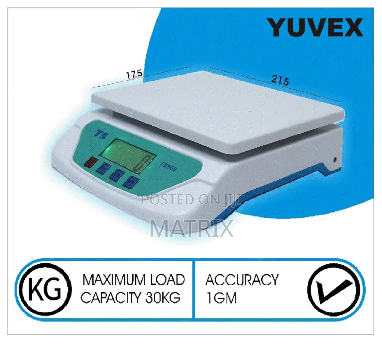 Digital Electronic Kitchen Scale Power Up 30kg/1gm