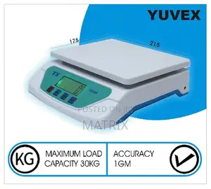 Digital Electronic Kitchen Scale Power Up 30kg/1gm
