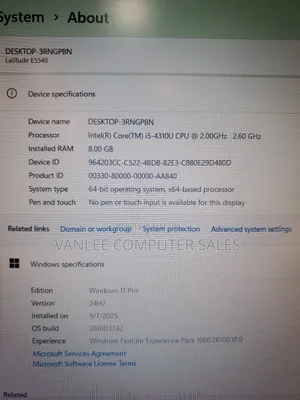 Laptop Dell Latitude 5540 8GB Intel Core I5 HDD 500GB