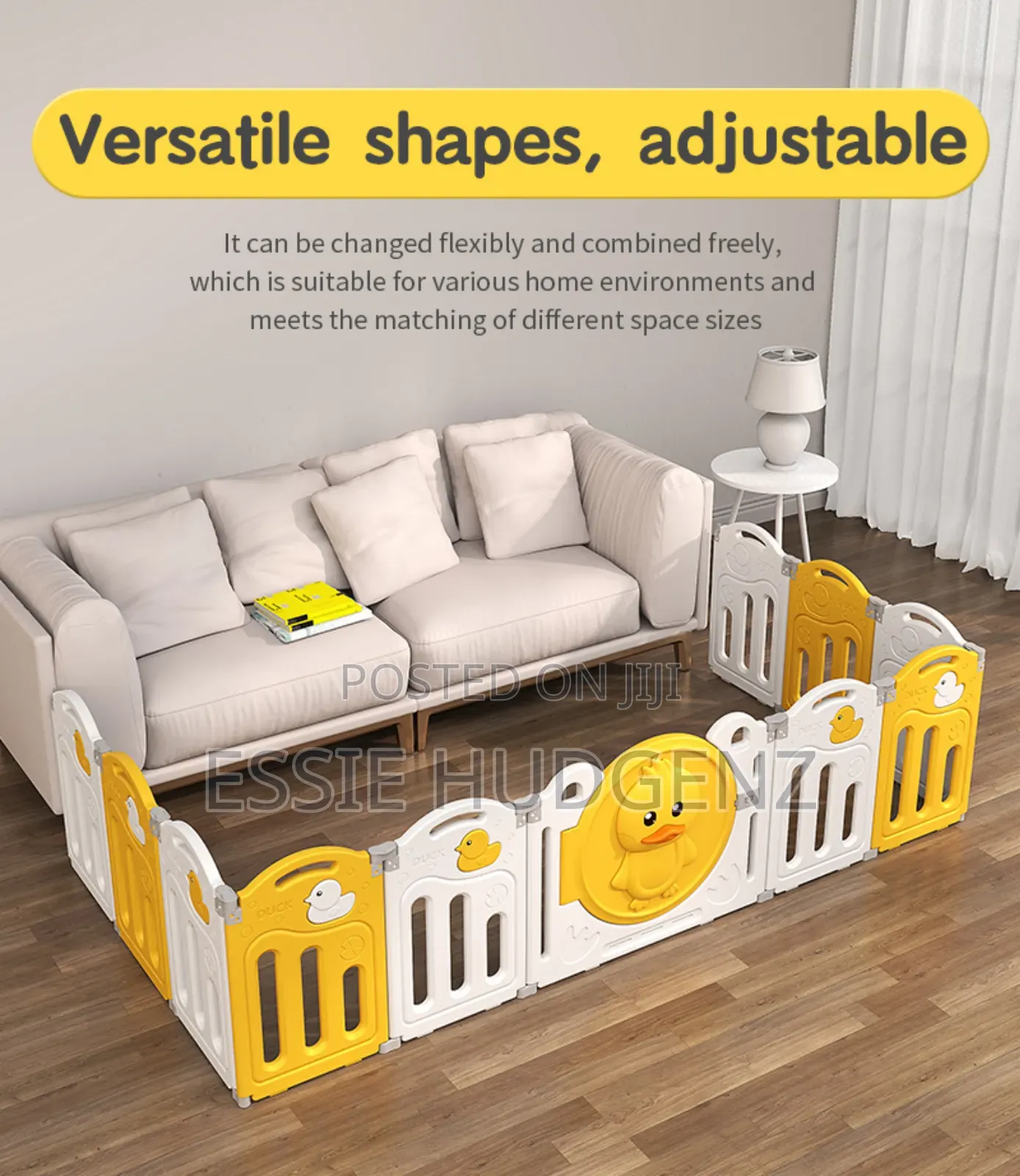 Play Pen With Swing, Rocking Horse ,Slide,Basketball Hoop
