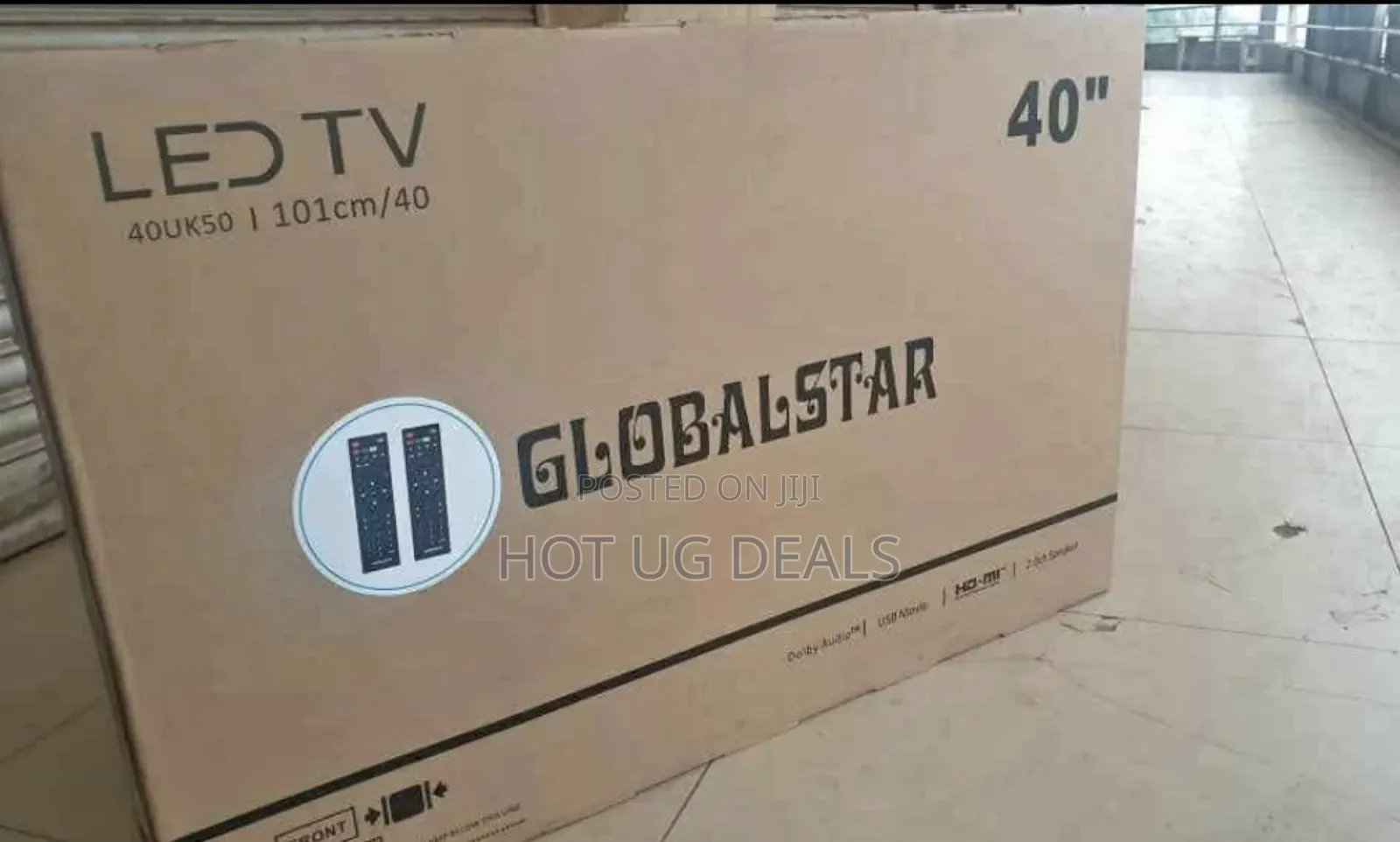 Global Star 40 Inch Frameless Full Hd Digital  Tv- Black