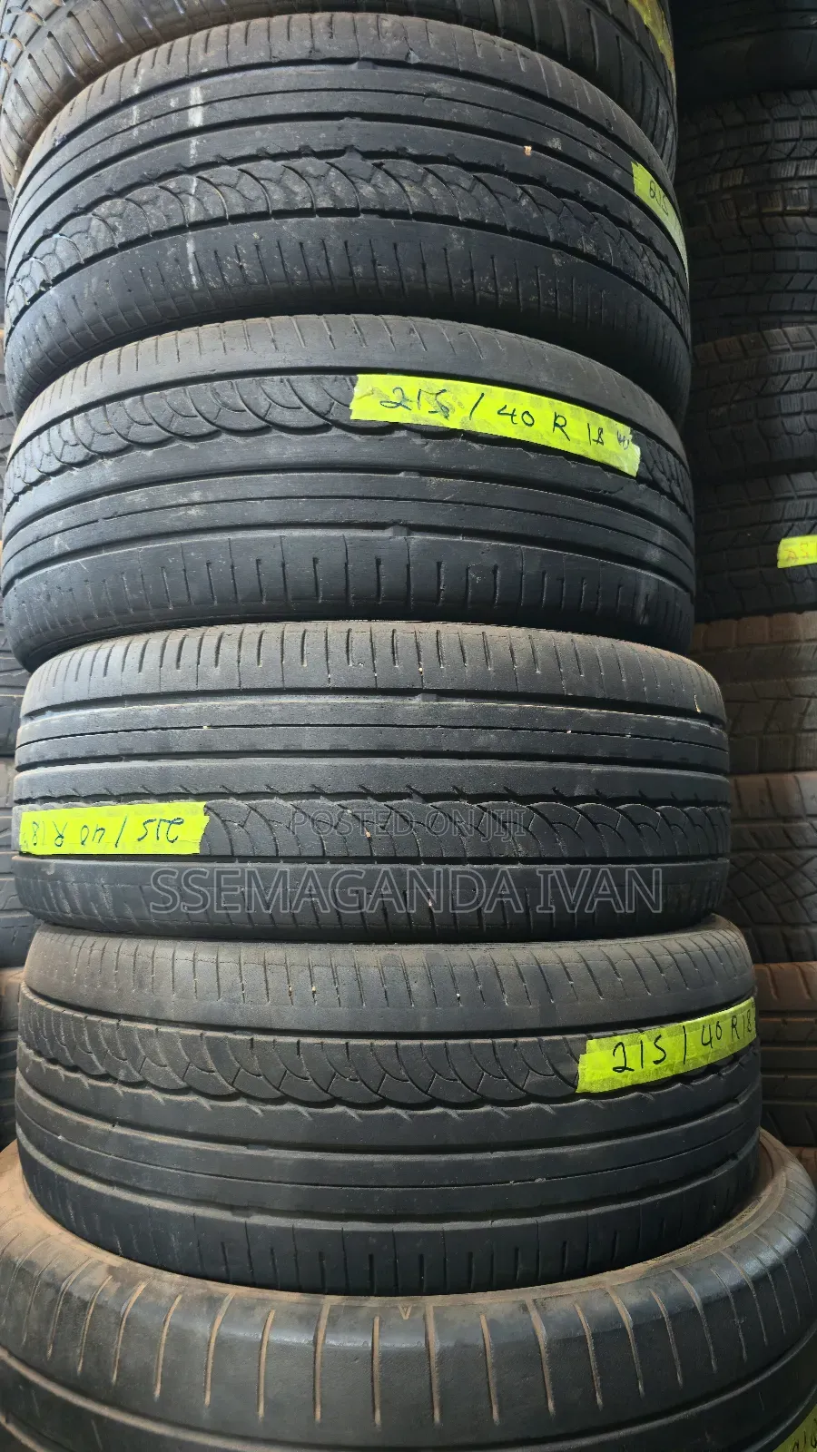 215/40r18 Fforeign Used Tyres