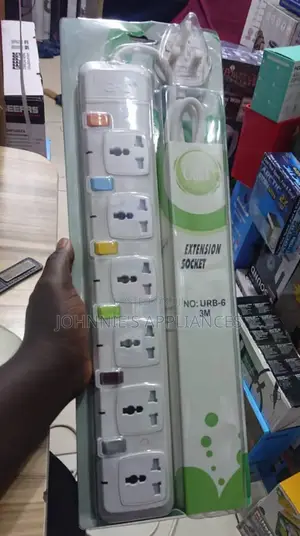 G$T Powerful Extension Socket 3m Wire 6 Ways