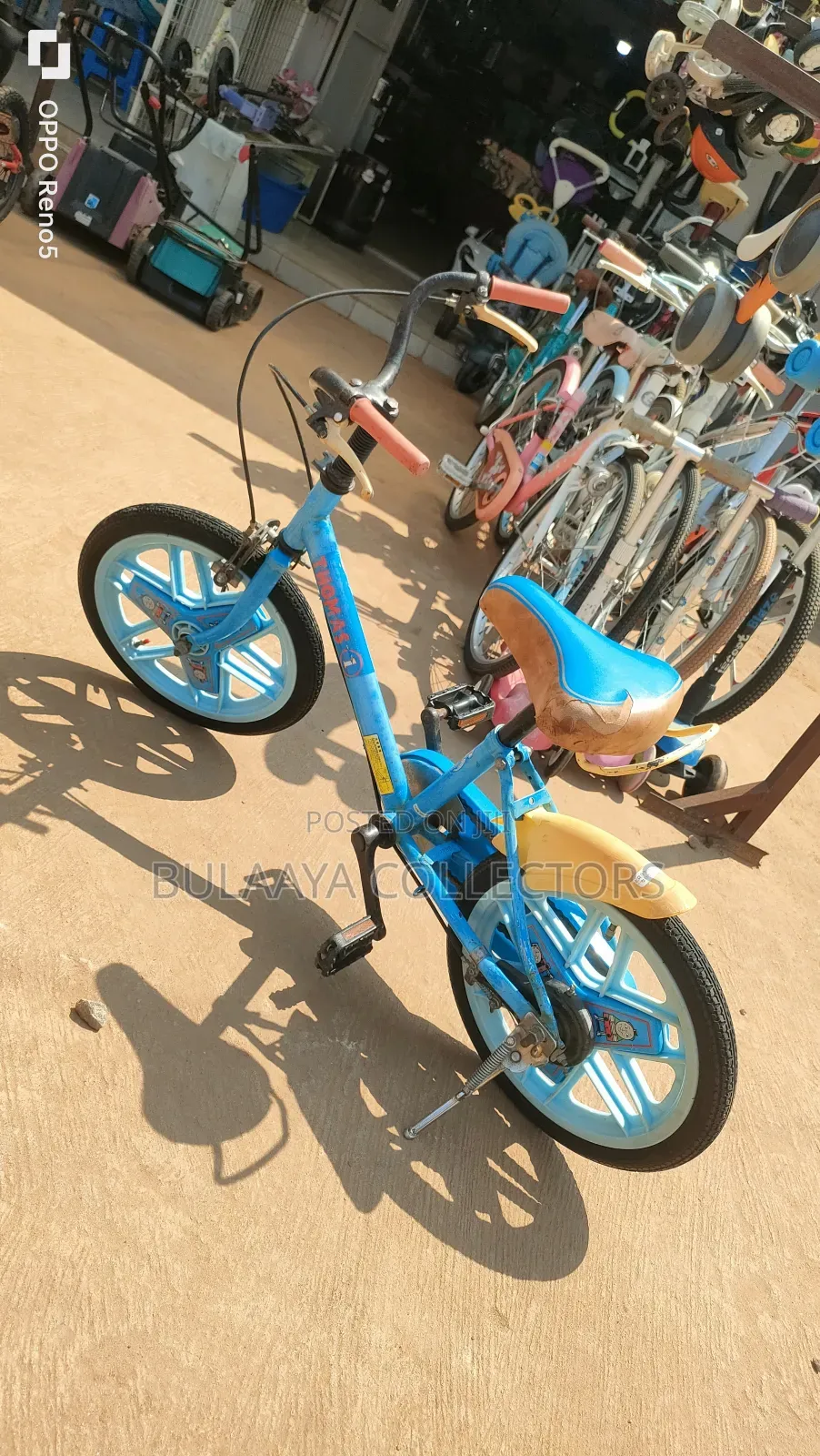 Japanese Blue Kids' 16inch Bike With Thomas the Tank Engine Graphics.
