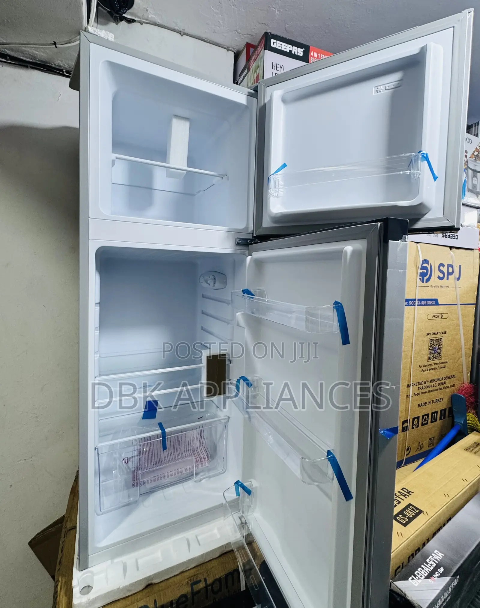 Chiq 160l Double Door Fridge