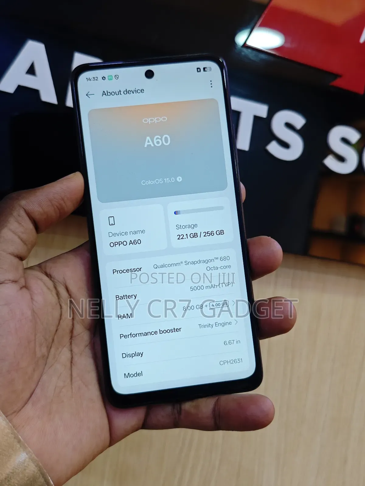 Oppo A60 256 GB Black