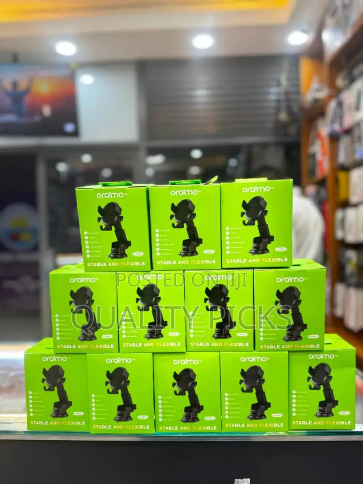 Foldable Oraimo Phone Holder.