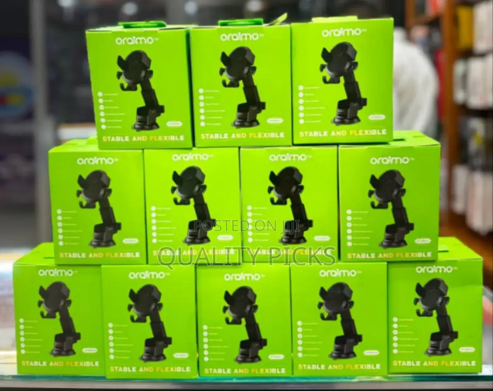 Foldable Oraimo Phone Holder.