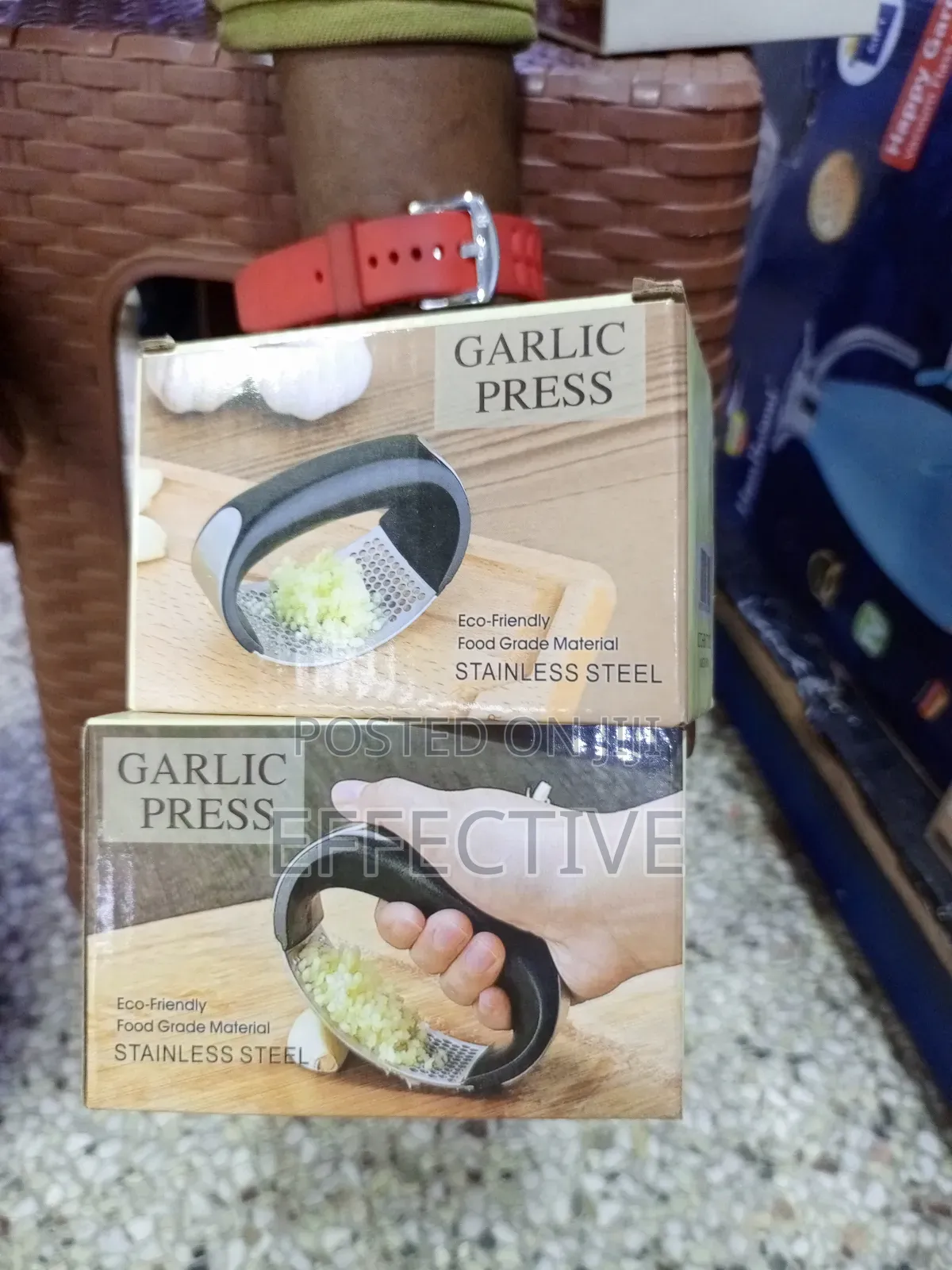 Stainless Steel Garlic Press