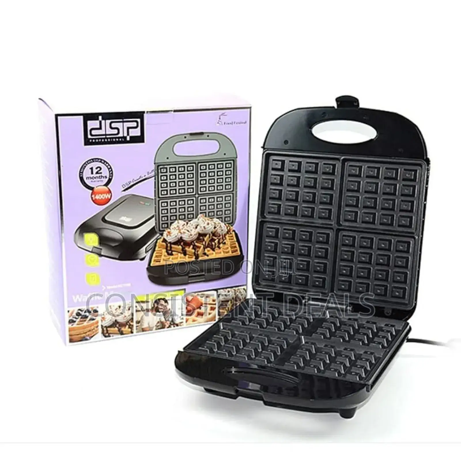 DSP Kc-1160 Electric Waffle Maker