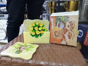 6pcs Coasters With Stand