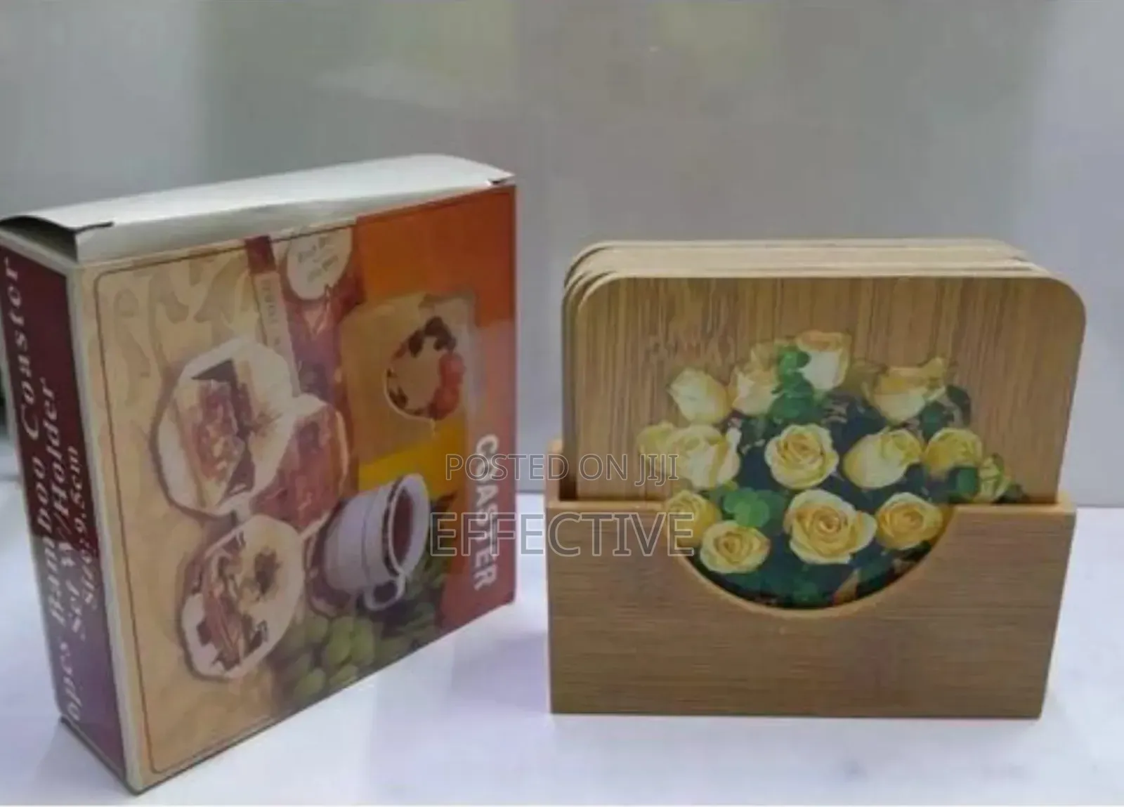 6pcs Coasters With Stand