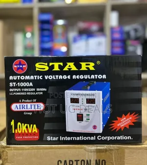 Star 1000w Automatic Voltage Regulator Stabilizer - Muticolor
