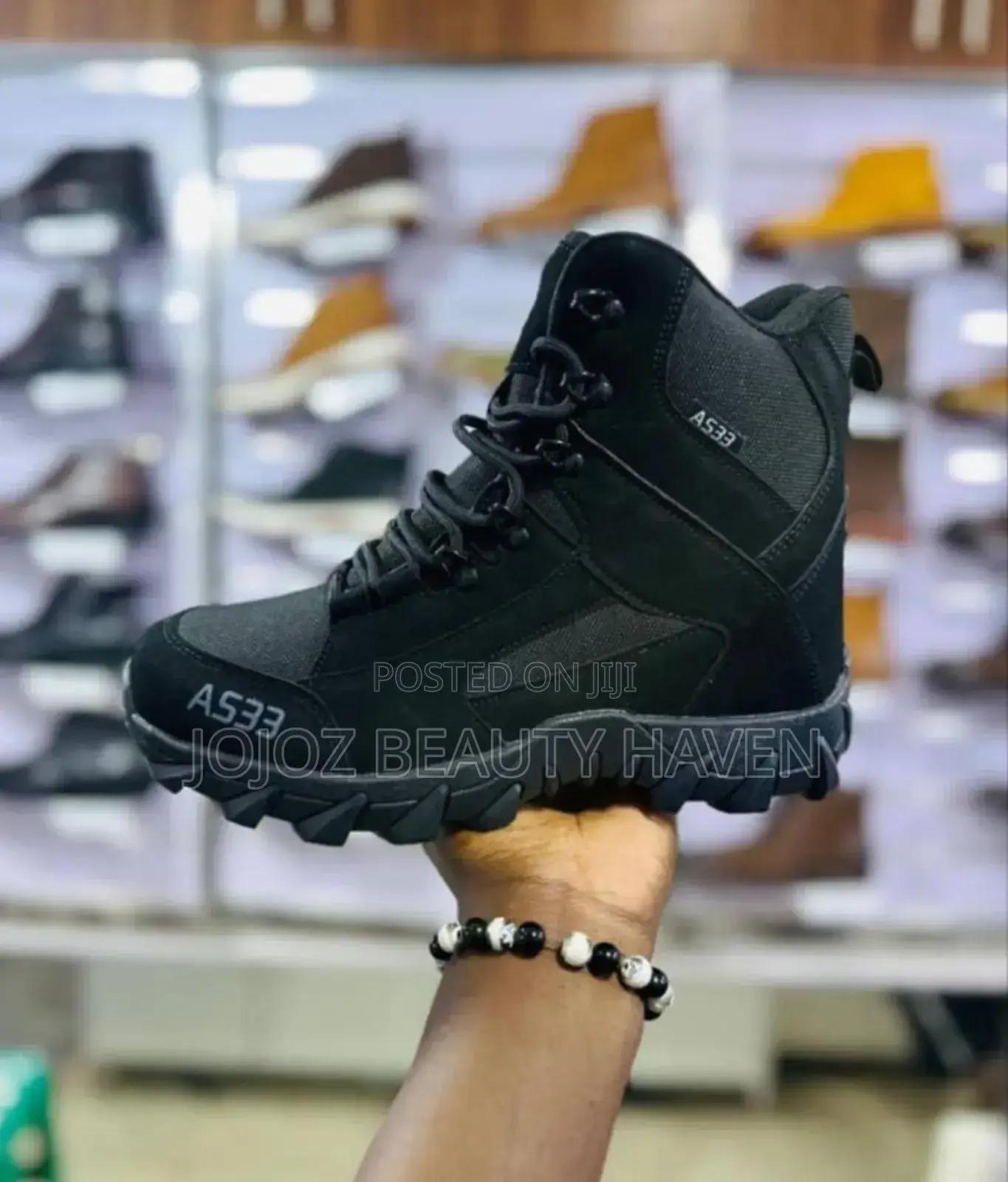 A533 Black Combat Safety Boots