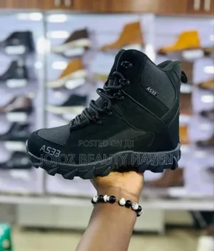 A533 Black Combat Safety Boots