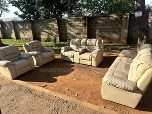 7 Seater Modern Leather Sofa Set