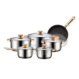6pc Induction Stainless Steel Cookware Set