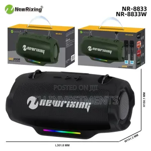 New Rixing Outdoor Wireless Heavy Bass Speaker for Home and Out Party