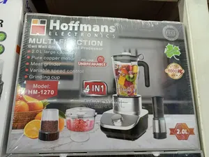 Hoffmans Hm-1270 Multi-Function 4-in-1 Food Processor 2.0l Capacity