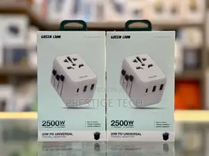 Green Lion 20w Universal Travel Adapter For All Countries