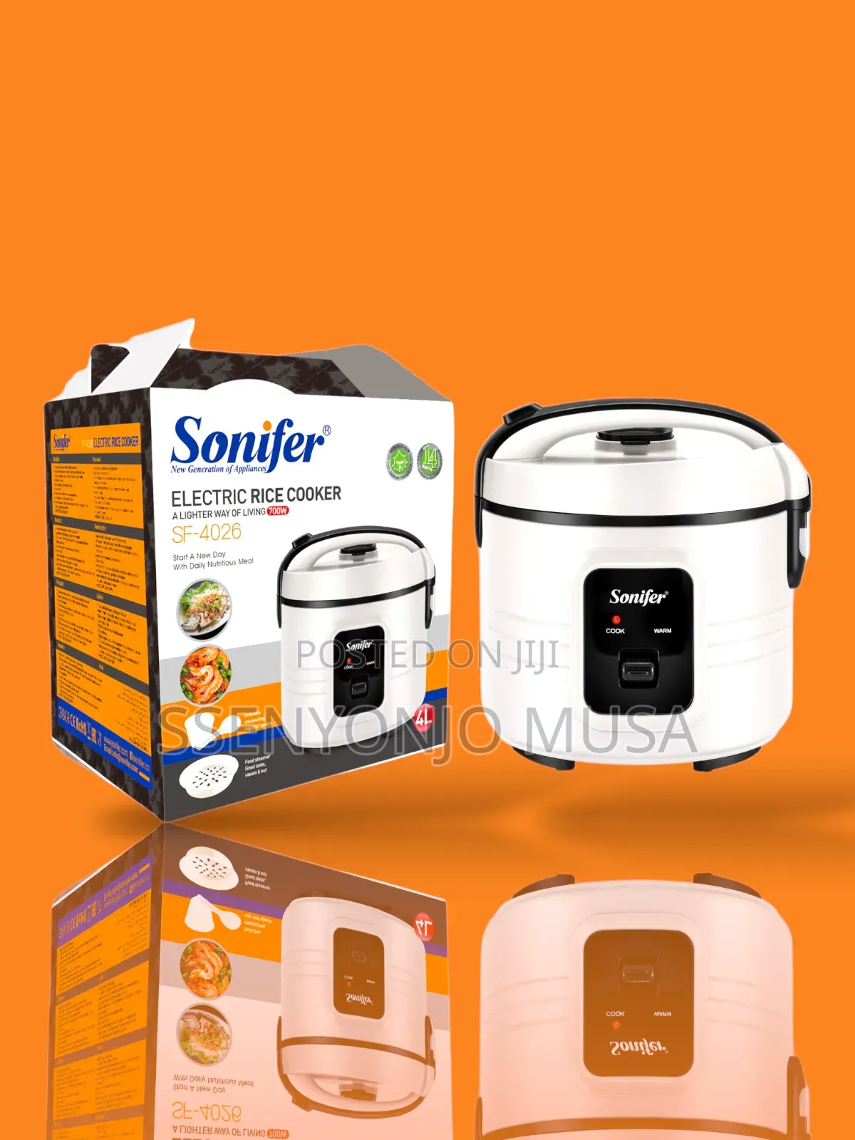 Sonifer Electric Rice Cooker 4l Sf-4026 700w