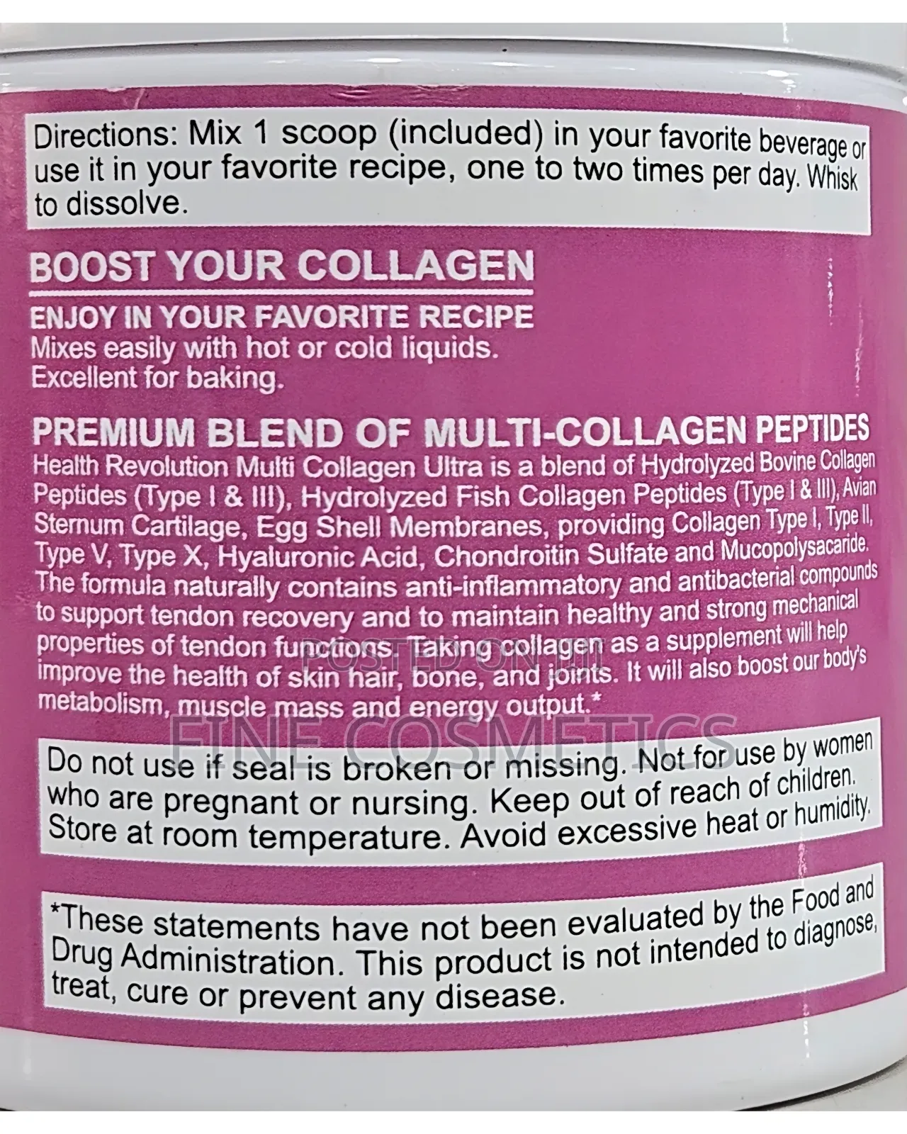 Collagen Peptides, Multi Blend Powder for Skin, Hair, Nails and Joints
