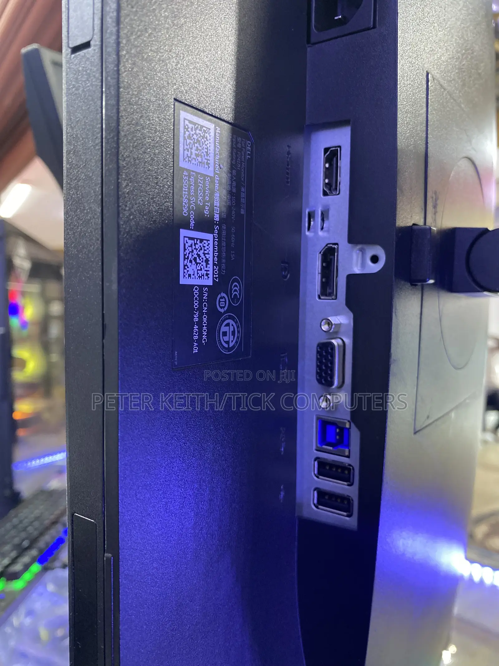 24" Ips Full Hd Dell Ips Monitors Available With Usb 3.0,Hdmi,Dp, Vga