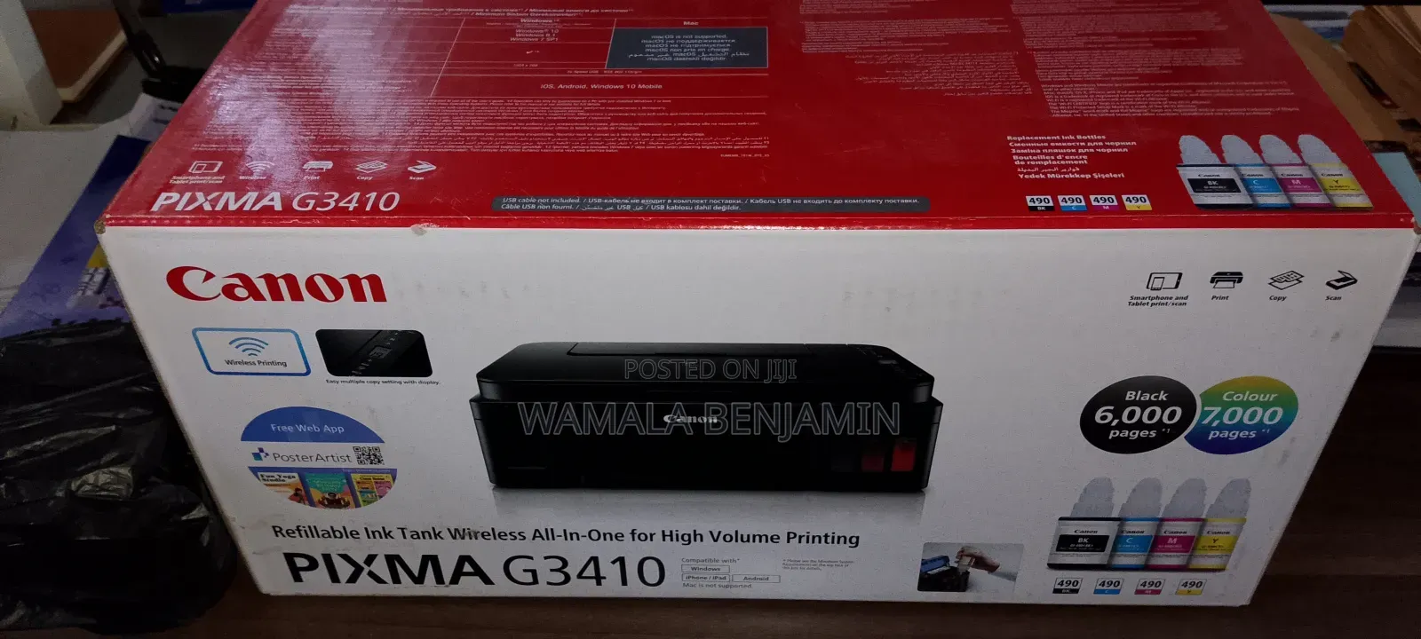Canon Ink Printer G3410