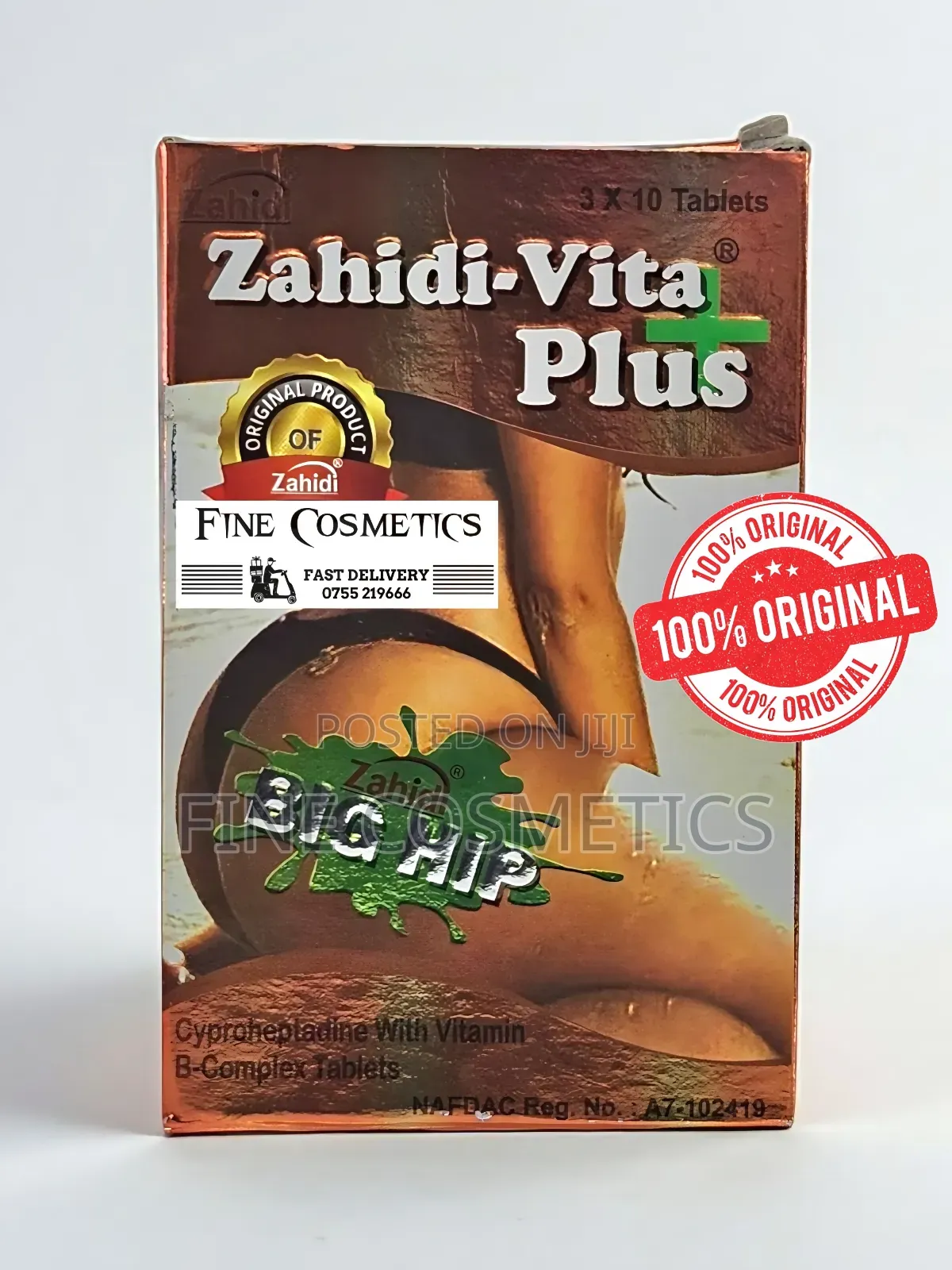 Zahidi Vita+ Curvy Figure + Big Butt / Hip Enlargement Zahid 30tablets