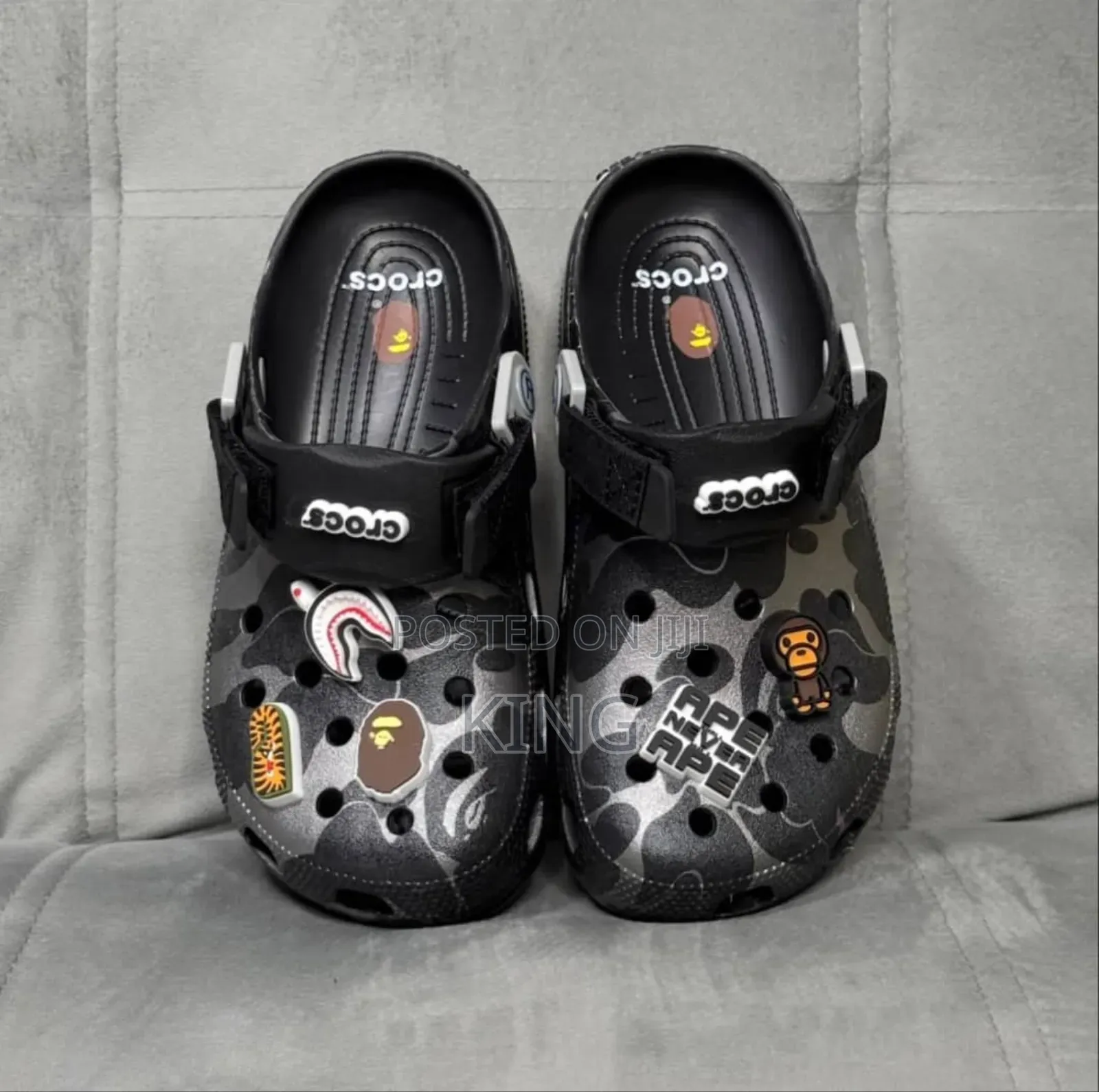 Solid Bape Crocs