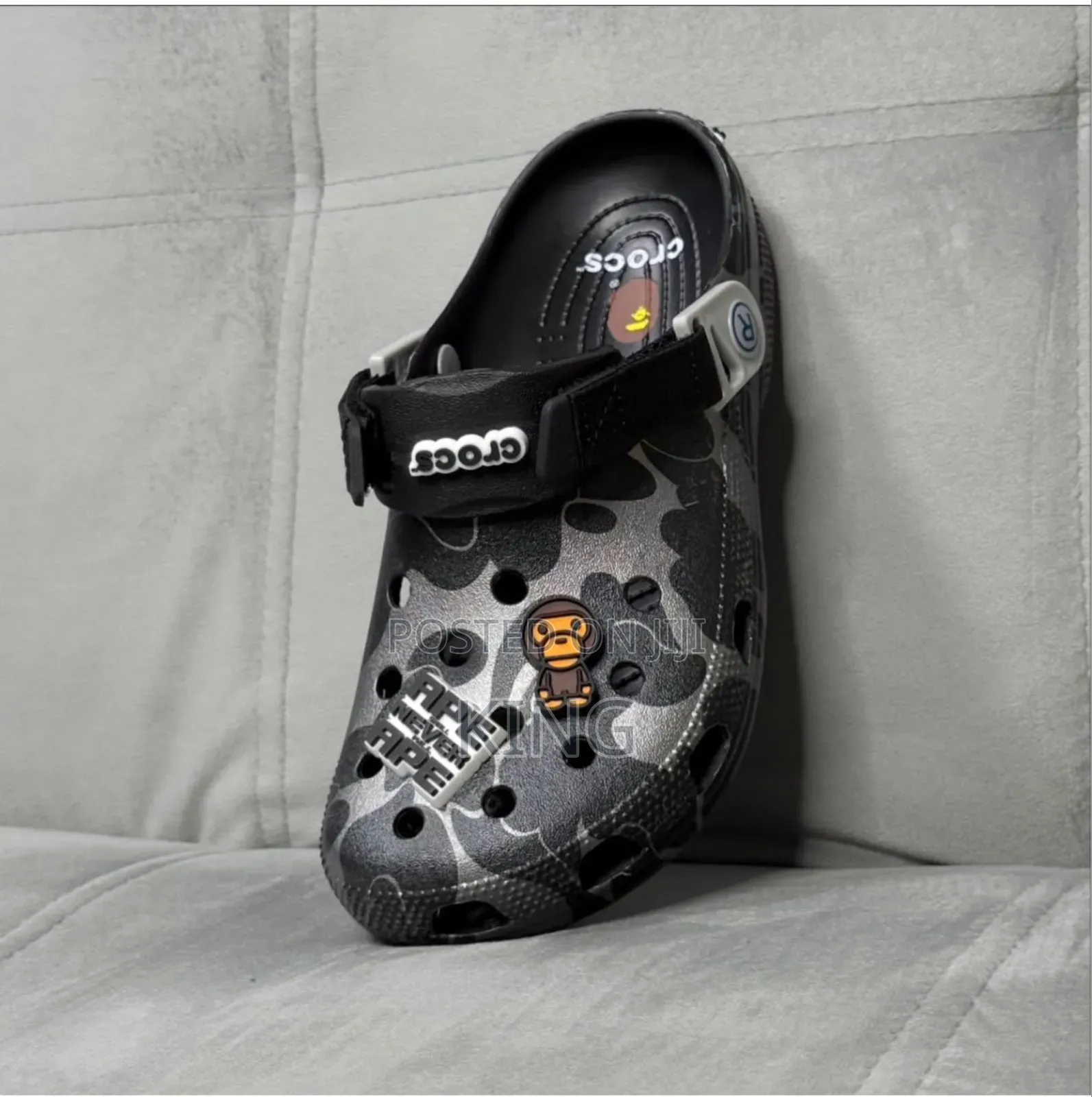 Solid Bape Crocs