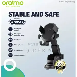 Oraimo Hydra 3 Universal Car Phone Holder Secure Car Mount Stand