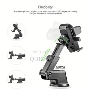 Oraimo Hydra 3 Universal Car Phone Holder Secure Car Mount Stand