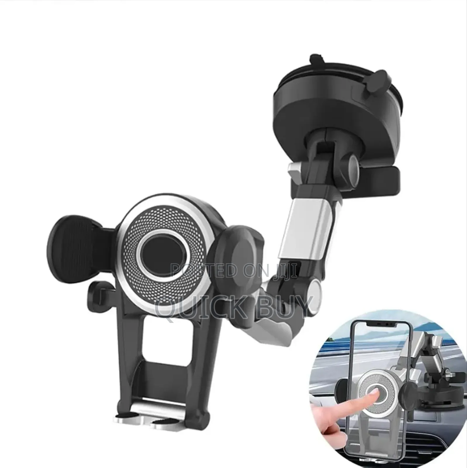Heavy Duty Cell Phone Holder For Truck Dashboard Windshield