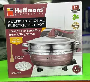 Multimfunctional Electric Hot Pot With Steamer Section