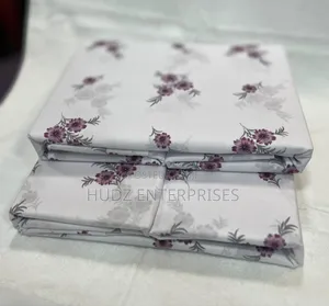 5x6 Bedsheets Purple Flowers in 4pcs