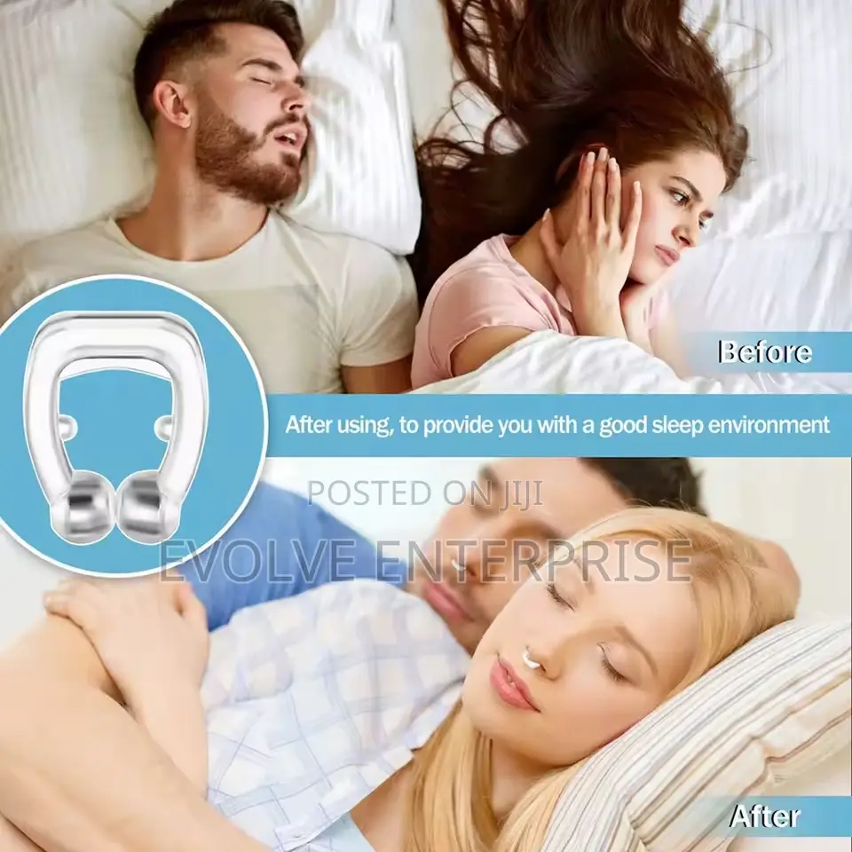 Portable Silicone Magnetic Anti Snore Nose Clip