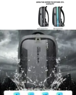 Wiersoon Business Backpack for Men Slim Expandable Waterp