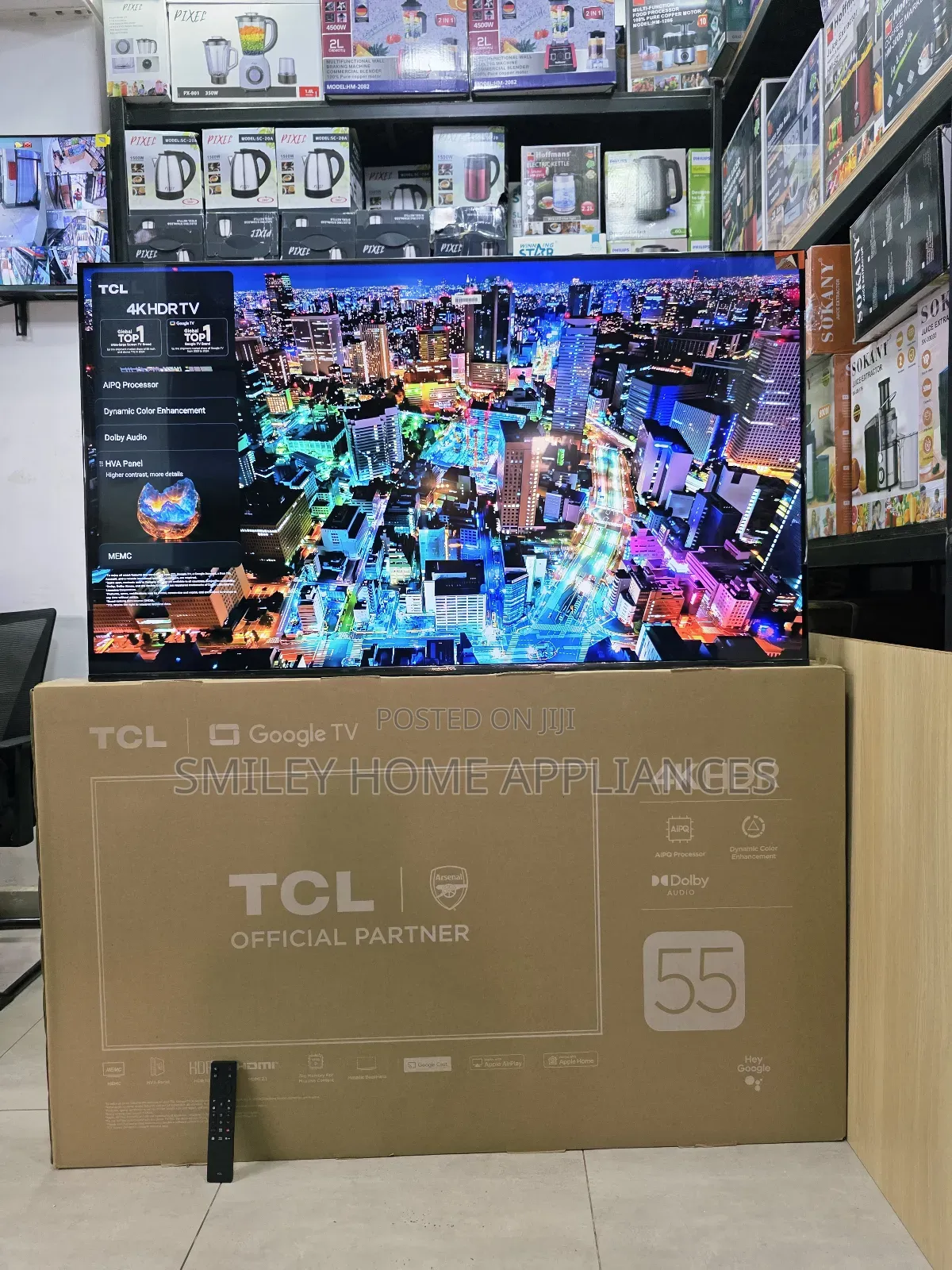 TCL 55inches 55p635 Uhd4k HDR-10 Google Pro Andriod Tv at 20% Discount