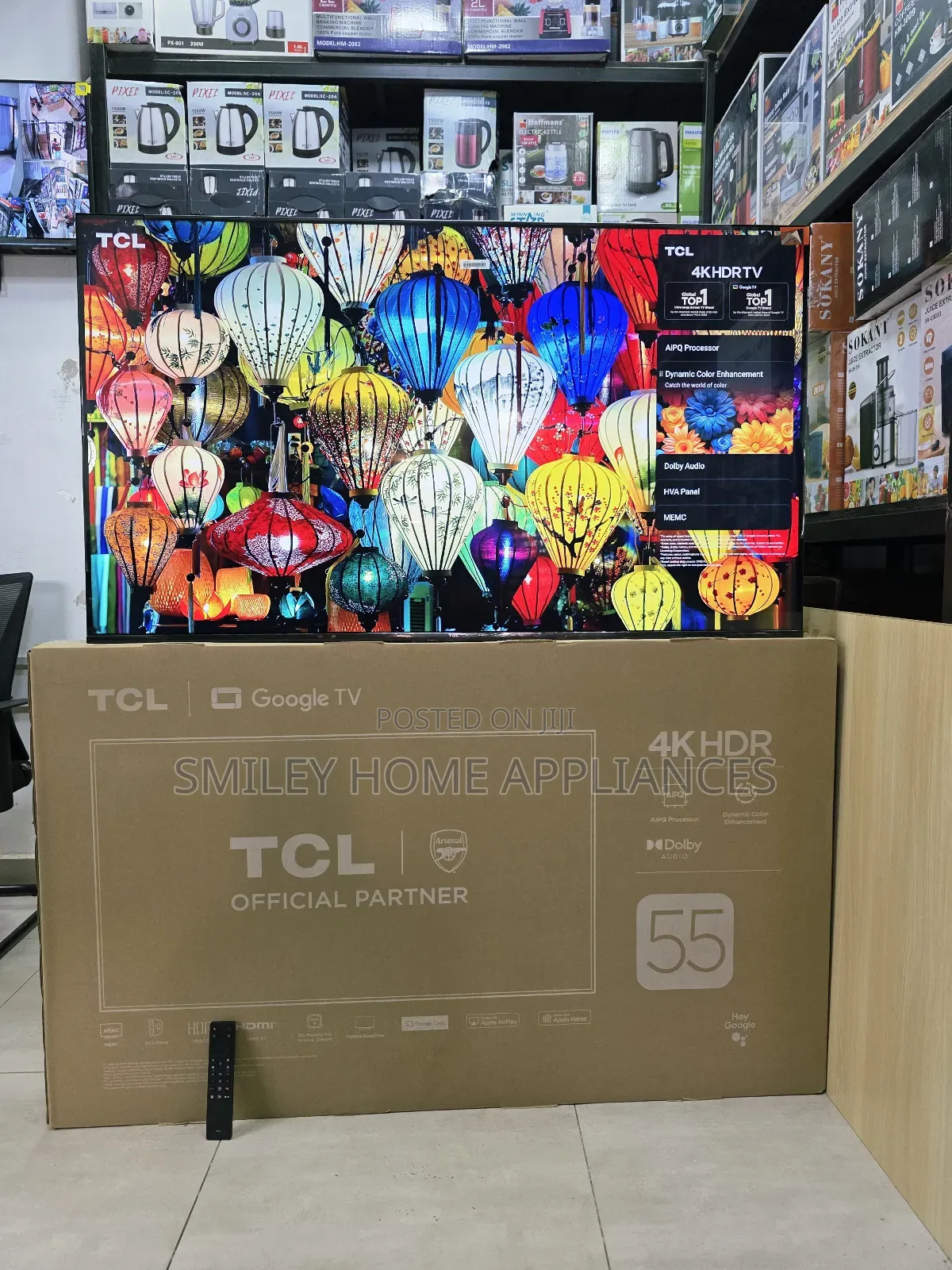 Beeyi Powa on TCL 55inches 55p635 Google Android Tv With Dolby Audio