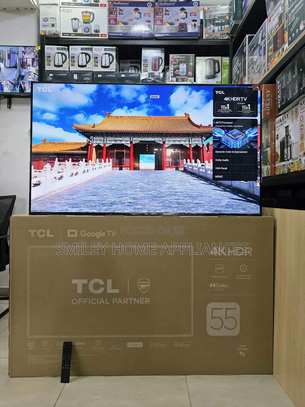 55p635 TCL 55inches HDR-10 Google Andriod Pro Tv Uhd- At Discount