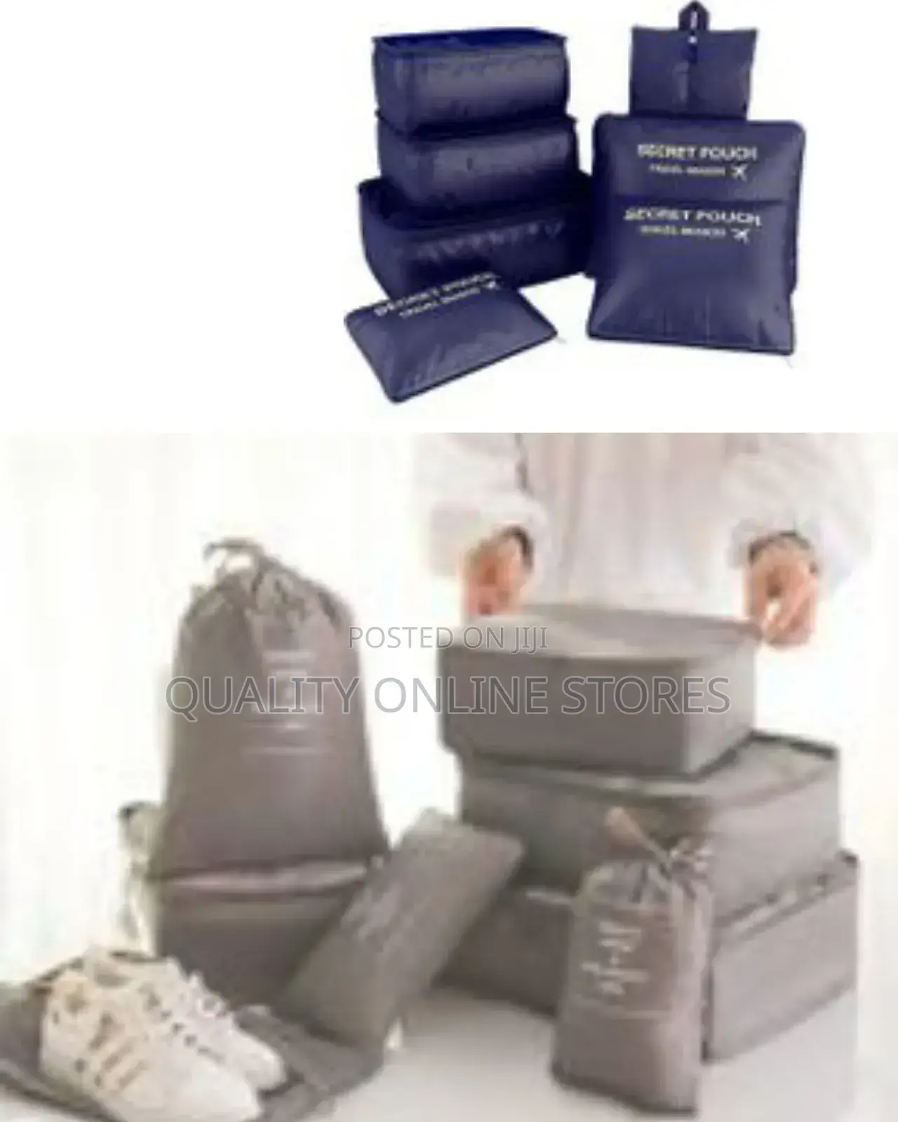 Travel Pouch 7-Piece Set Arrangement Case Clothes Stora Ge Bag Packing