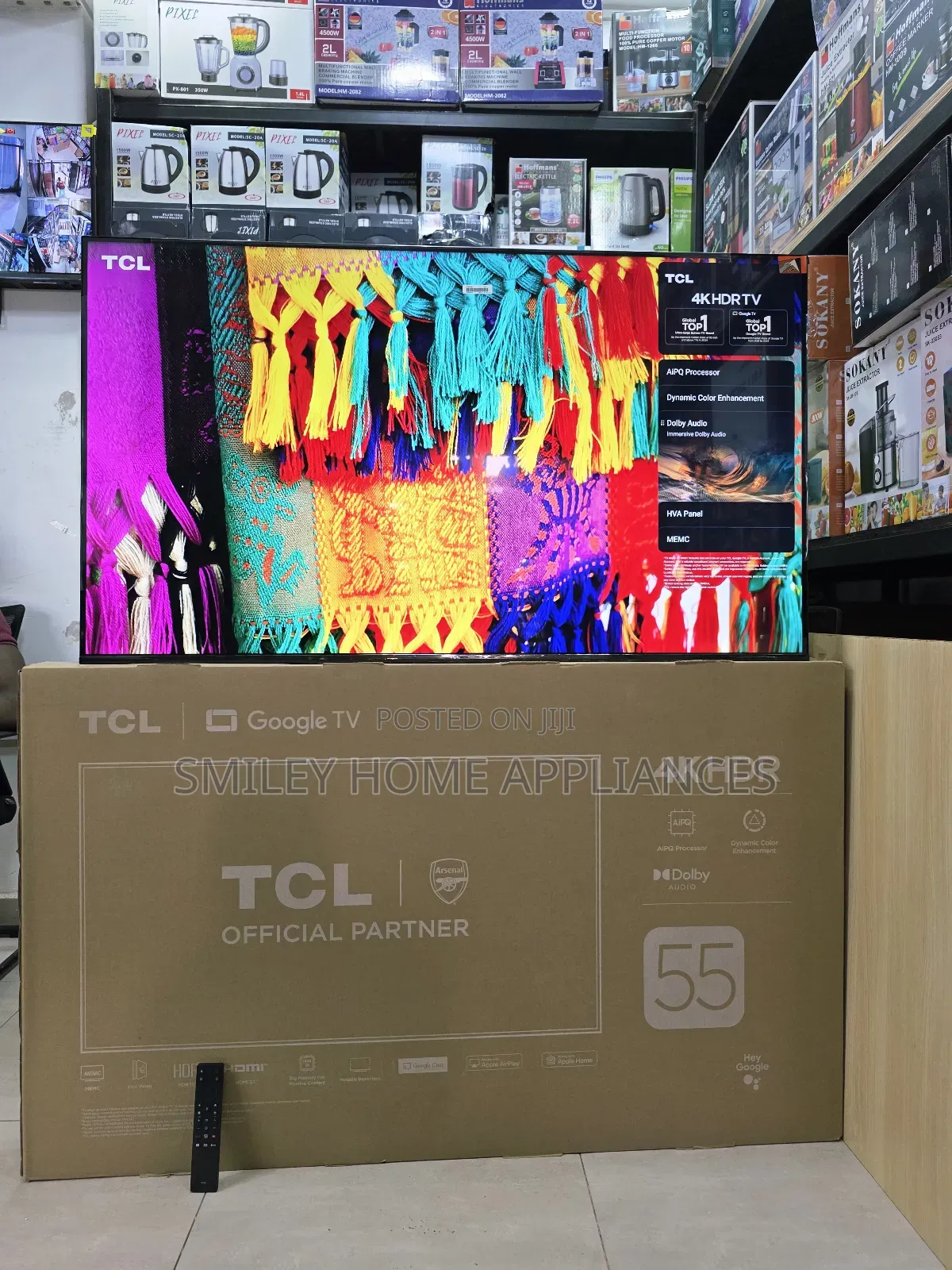 TCL 55inches Uhd- Google Android 55p635 Pro Tv at 20% Discount Price