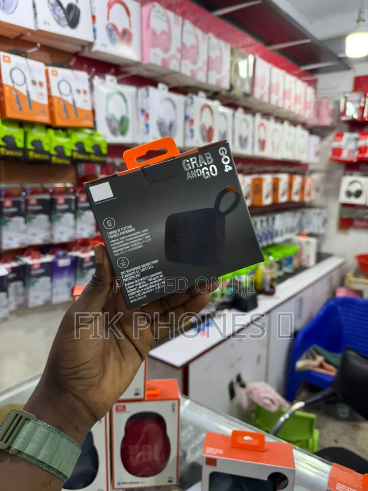 JBL Go 4 Ultra-Portable Bluetooth Speaker.