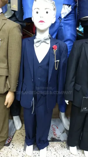 Boys' 3-Piece Formal Slim Fit Suit Set