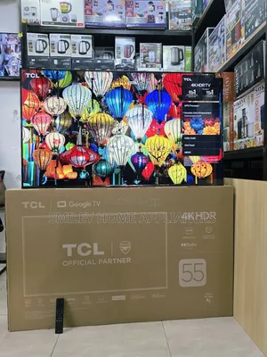 Ultra Bright TCL 55inches HDR-10 Google Android Pro Tv at Discount