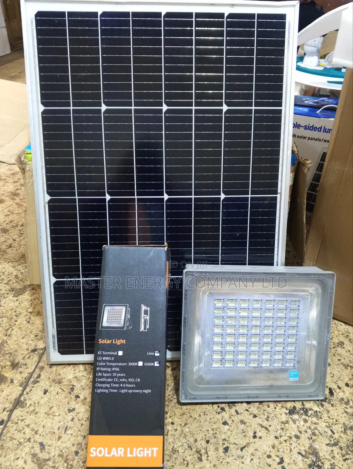 5.0 Blue Carbon Solar Flood Light LDNDB