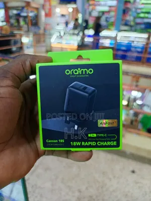 Oraimo Cannon 18s 18w Rapid Charge Wall Charger Kit.