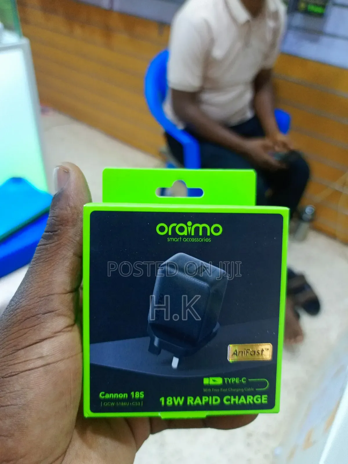 Oraimo Cannon 18s 18w Rapid Charge Wall Charger Kit.