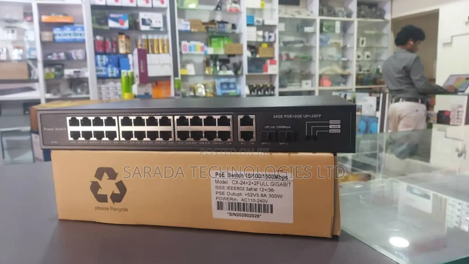 Poe Switch 24port Gigabit